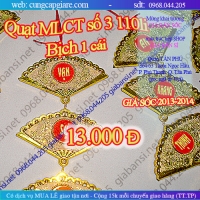 Quạt MLCT số 3 110li, bịch 1 dây, quạt treo tết, dây quạt vàng, trang trí tết giá rẻ nhất